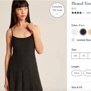 Abercrombie Pleated Traveler Mini Dress